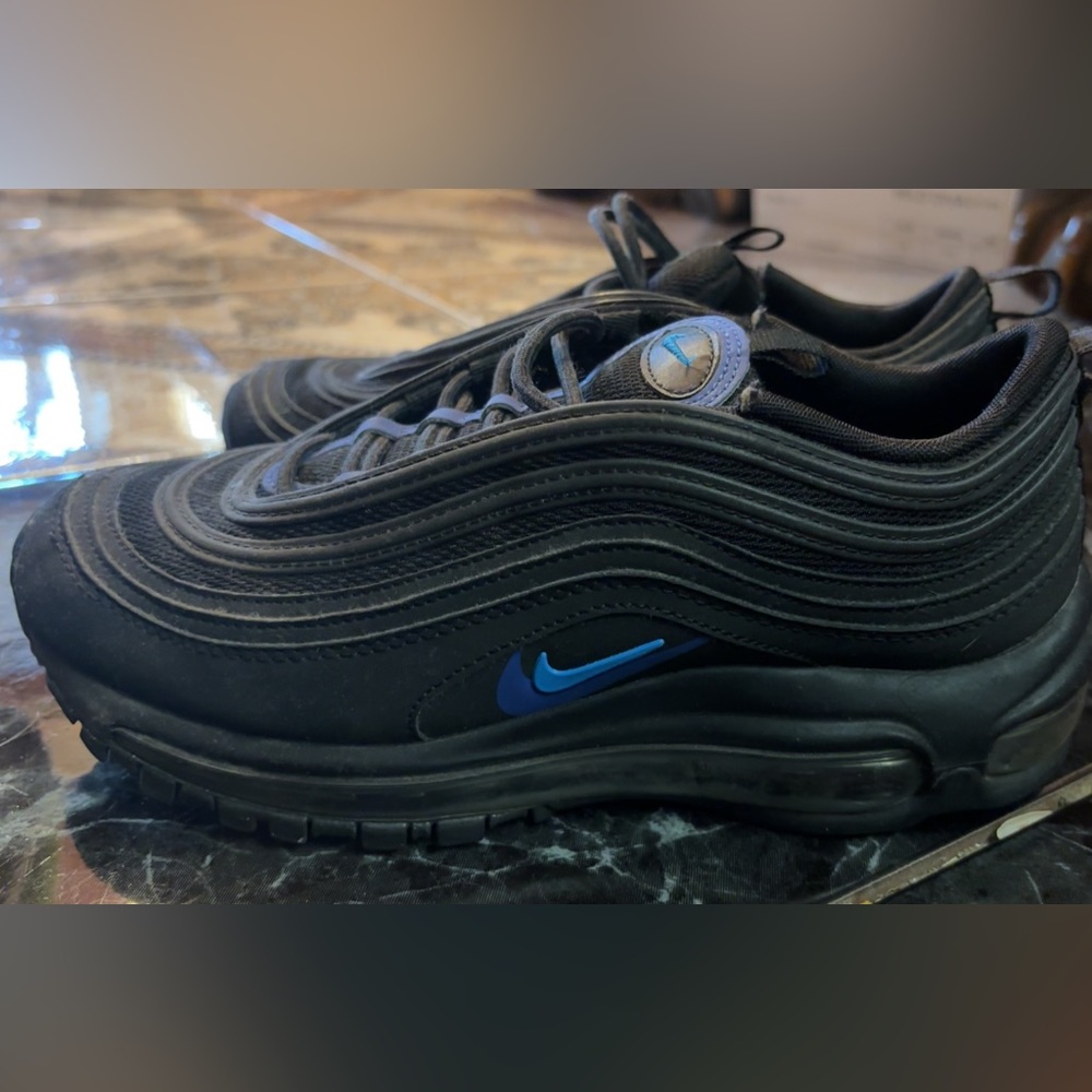 Nike Air Max 97 GS Black/Blue Hero-Hyper Royal youth size 5.5